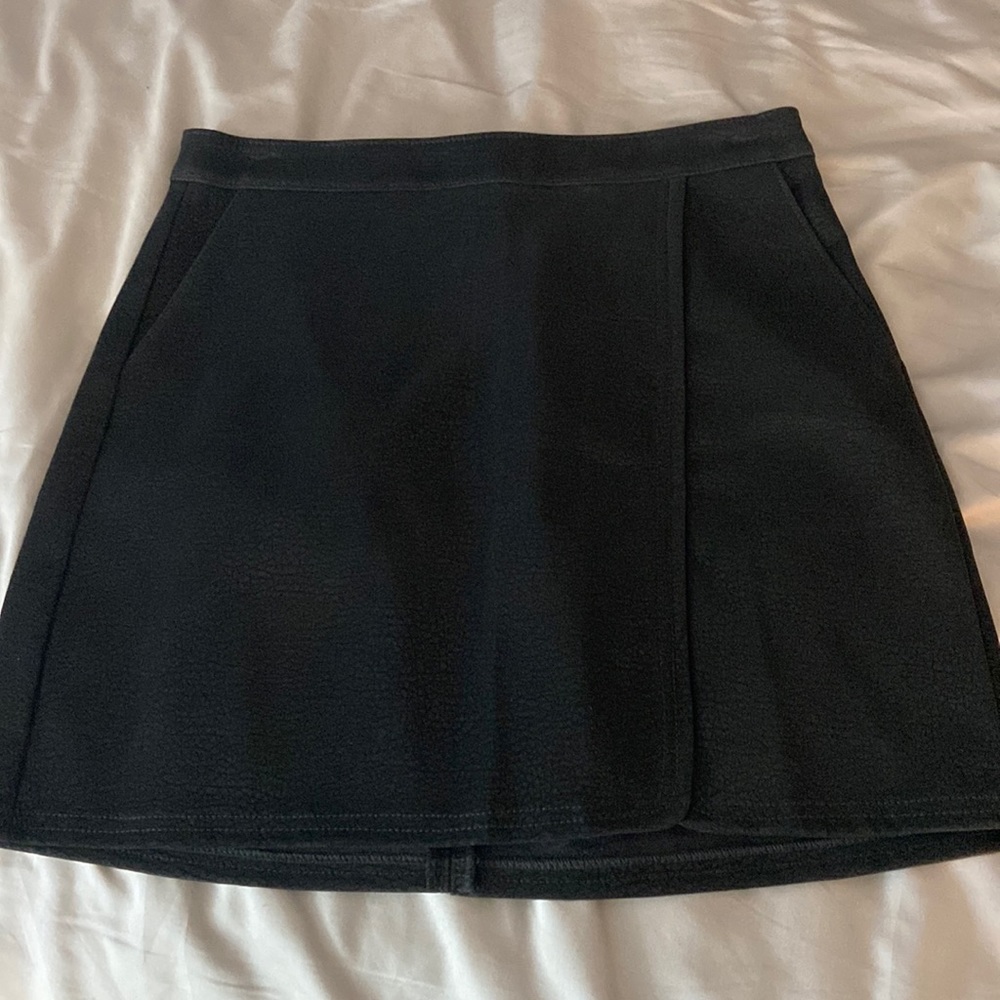 EXPRESS Black Pleather Skirt. NWT